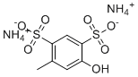 4-羟基-6-甲基苯-1,3-二磺酸铵分子结构 (CAS 2702366-48-9)