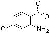 2-氨基-3-硝基-6-氯吡啶分子结构 (CAS 27048-04-0)