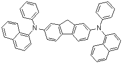 N2,N7-Di-1-naphthalenyl-N2,N7-diphenyl-9H-fluorene-2,7-diamine molecular structure (CAS 273381-61-6)