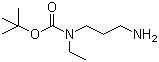 N-(3-氨基丙基)-N-(乙基)氨基甲酸叔丁酯分子结构 (CAS 273409-54-4)
