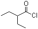 2-乙基丁酰氯分子结构 (CAS 2736-40-5)