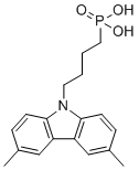[4-(3,6-Dimethyl-9H-carbazol-9-yl)butyl]phosphonic acid molecular structure (CAS 2747959-96-0)