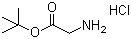 甘氨酸叔丁酯盐酸盐分子结构 (CAS 27532-96-3)