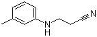 N-氰乙基间甲苯胺分子结构 (CAS 27618-25-3)