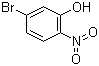 5-溴-2-硝基苯酚分子结构 (CAS 27684-84-0)
