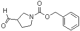 3-甲酰基吡咯烷-1-羧酸苄酯分子结构 (CAS 276872-86-7)
