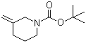 1-叔丁氧羰基-3-亚甲基哌啶分子结构 (CAS 276872-89-0)