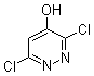 3,6-二氯-4-哒嗪醇分子结构 (CAS 2779-81-9)