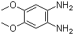4,5-二甲氧基-1,2-苯二胺分子结构 (CAS 27841-33-4)