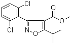 3-(2,6-Dichlorophenyl)-5-isopropylisoxazole-4-carboxylic acid methyl ester molecular structure (CAS 278597-28-7)