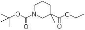 N-Boc-3-Methylnipecotic acid ethyl ester molecular structure (CAS 278789-43-8)