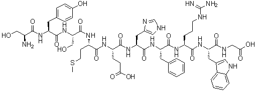 (1-10)-Corticotropin molecular structure (CAS 2791-05-1)