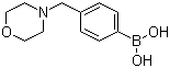4-(吗啉甲基)苯硼酸分子结构 (CAS 279262-23-6)
