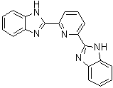 2,6-二(1H-苯并咪唑-2-基)吡啶分子结构 (CAS 28020-73-7)