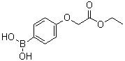 [4-(2-乙氧基-2-氧代乙氧基)苯基]硼酸分子结构 (CAS 282116-97-6)
