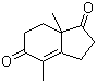 2,3,7,7a-四氢-4,7a-二甲基-1H-茚-1,5(6H)-二酮分子结构 (CAS 28255-09-6)