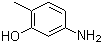 4-氨基-2-羟基甲苯分子结构 (CAS 2835-95-2)