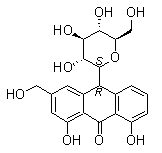 芦荟甙 B分子结构 (CAS 28371-16-6)