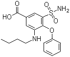 布美他尼分子结构 (CAS 28395-03-1)