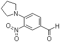 3-硝基-4-(1-吡咯烷基)苯甲醛分子结构 (CAS 284679-97-6)