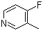 4-氟-3-甲基吡啶分子结构 (CAS 28489-28-3)