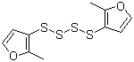 二(2-甲基-3-呋喃基)四硫醚分子结构 (CAS 28588-76-3)