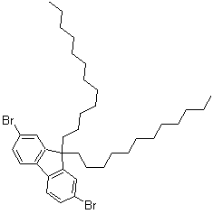 9,9-Didodecyl-2,7-dibromofluorene molecular structure (CAS 286438-45-7)