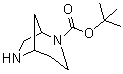 2,6-二氮杂双环[3.2.1]辛烷-2-羧酸叔丁酯分子结构 (CAS 286946-98-3)
