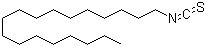 Octadecyl isothiocyanate molecular structure (CAS 2877-26-1)