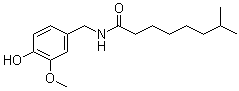 N-[(4-羟基-3-甲氧基苯基)甲基]-7-甲基-辛酰胺分子结构 (CAS 28789-35-7)