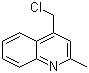 4-氯甲基-2-甲基喹啉分子结构 (CAS 288399-19-9)