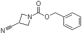 3-氰基-1-氮杂环丁烷羧酸苯甲酯分子结构 (CAS 288851-42-3)