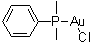 (二甲基苯基膦)氯化金分子结构 (CAS 28978-09-8)