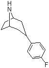 3-(4-氟苯基)-8-氮杂双环[3.2.1]辛烷分子结构 (CAS 291289-52-6)
