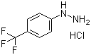 4-三氟甲基苯肼盐酸盐分子结构 (CAS 2923-56-0)