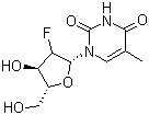 2'-Fluoro-2'-deoxythymidine molecular structure (CAS 2923-73-1)