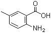 2-Amino-5-methylbenzoic acid molecular structure (CAS 2941-78-8)