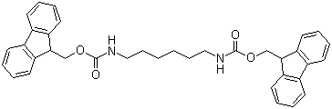 1,6-己烷双氨基甲酸双(9H-芴-9-甲基)酯分子结构 (CAS 296247-94-4)