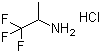 2-氨基-1,1,1-三氟丙烷盐酸盐分子结构 (CAS 2968-32-3)