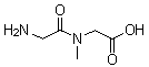 Glycylsarcosine molecular structure (CAS 29816-01-1)