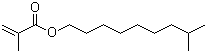 甲基丙烯酸异癸酯分子结构 (CAS 29964-84-9)