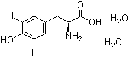 3,5-二碘-L-酪氨酸分子结构 (CAS 300-39-0)