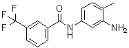 N-(3-氨基-4-甲基苯基)-3-(三氟甲基)苯甲酰胺分子结构 (CAS 30069-31-9)