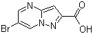 6-Bromopyrazolo[1,5-a]pyrimidine-2-carboxylic acid molecular structure (CAS 300717-72-0)