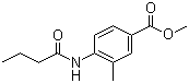 Methyl 4-butylacetamino-3-methylbenzoate molecular structure (CAS 301533-59-5)