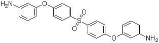 4,4'-双(3-氨基苯氧基)二苯砜分子结构 (CAS 30203-11-3)