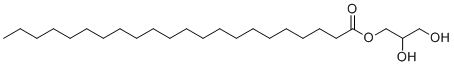 Glyceryl behenate molecular structure (CAS 30233-64-8)