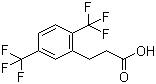 2,5-双(三氟甲基)苯丙酸分子结构 (CAS 302912-03-4)