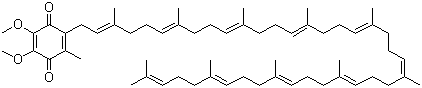 Ubidecarenone molecular structure (CAS 303-98-0)