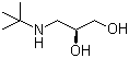 S-(-)-3-叔丁胺基-1,2-丙二醇分子结构 (CAS 30315-46-9)